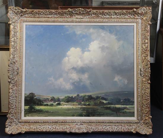 § Frank Wootton (1911-1998) Storm clouds over Berwick 25 x 30in.